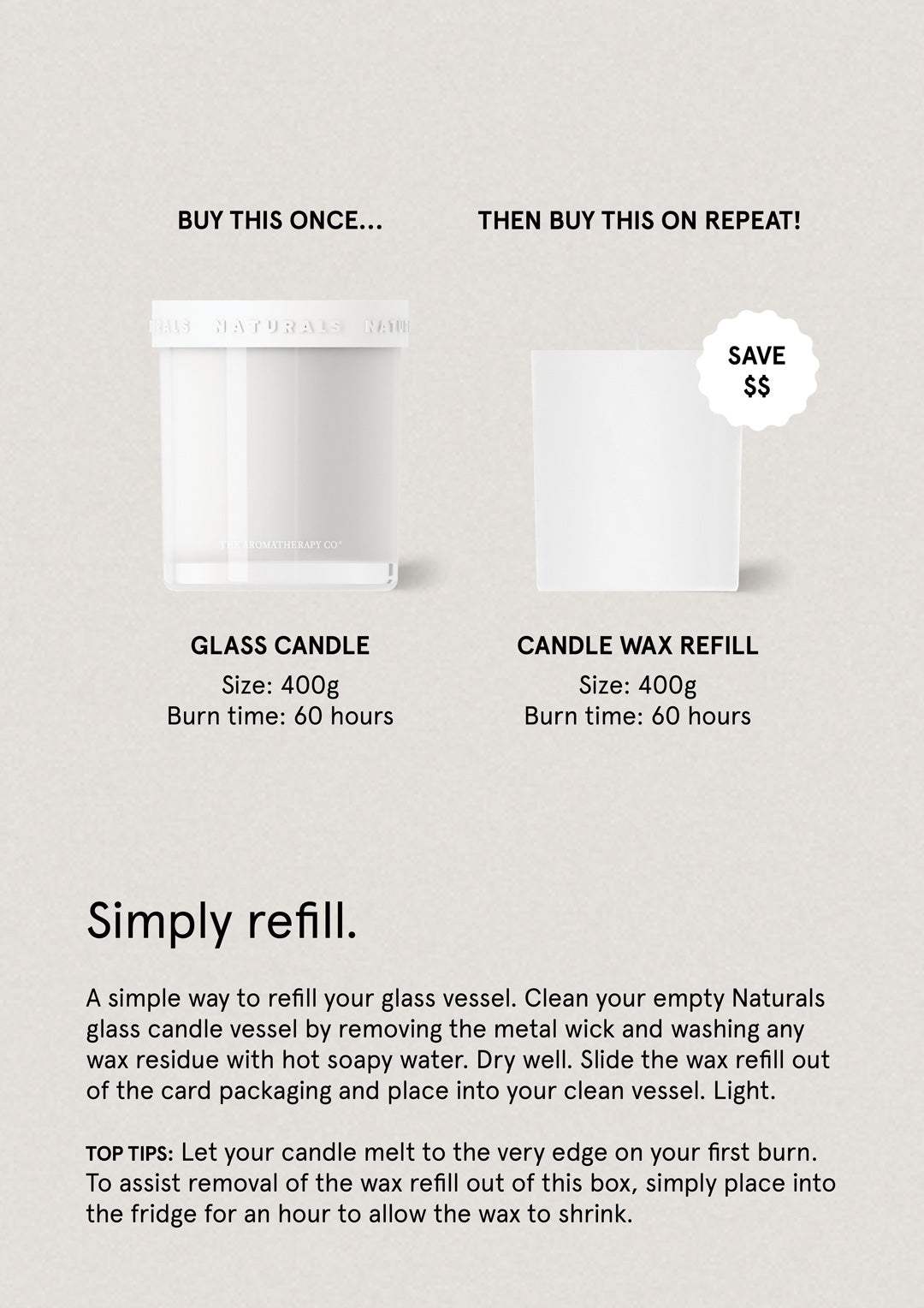 Blood Orange & Pomelo - Candle refill