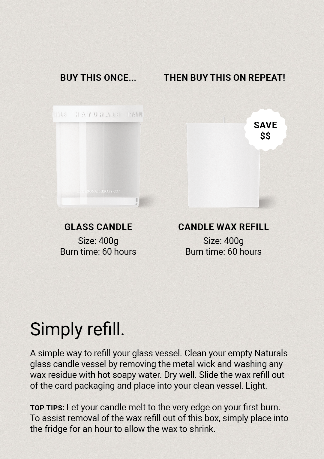 Blood Orange & Pomelo - Candle Refill