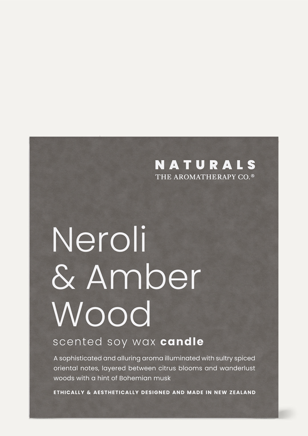 Naturals Candle - Neroli & Amber Wood