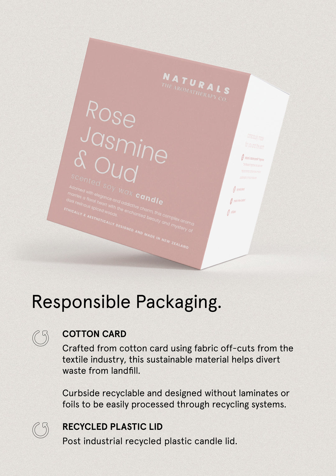 Rose Jasmine & Oud - Candle