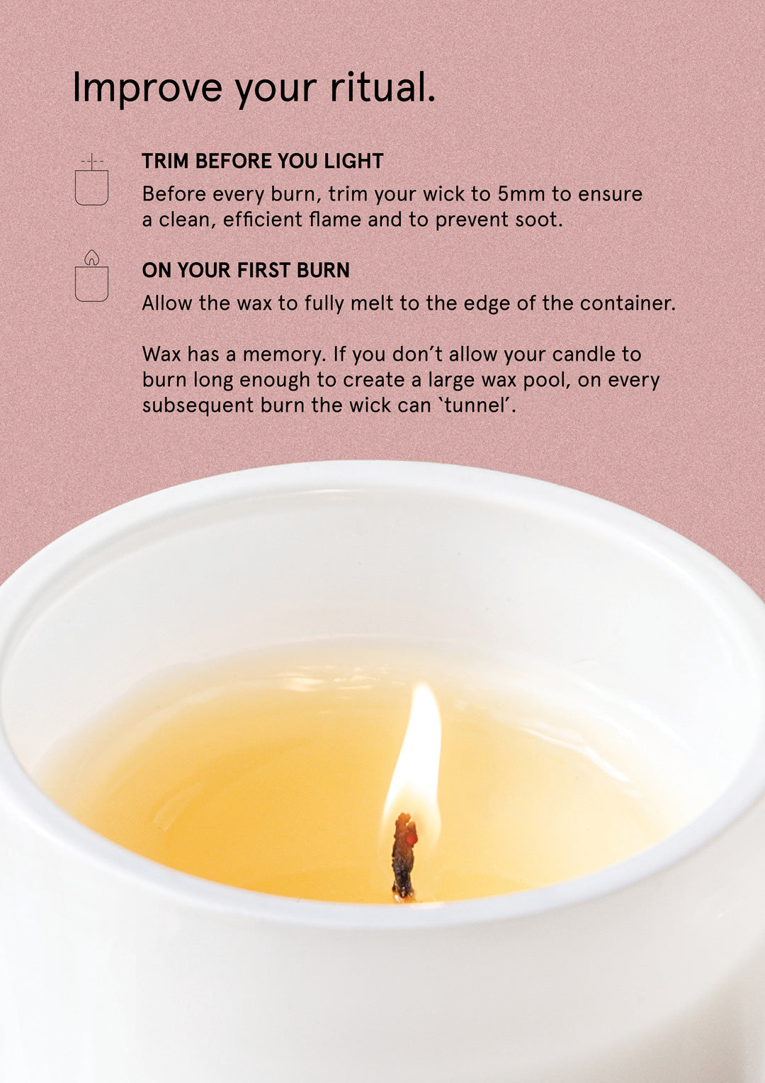 Rose Jasmine & Oud - Candle refill