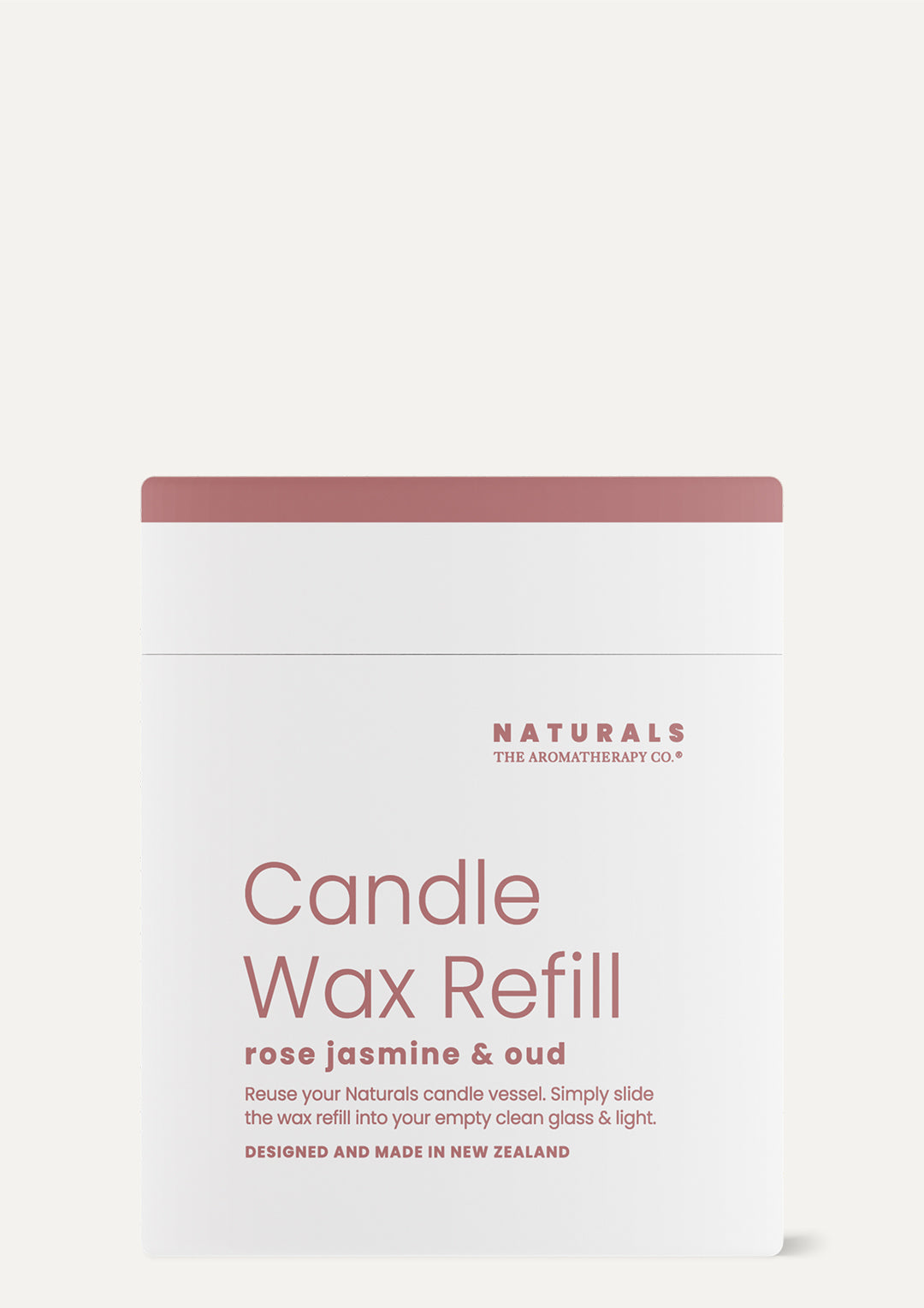 Naturals Candle Wax Refill - Rose Jasmine & Oud