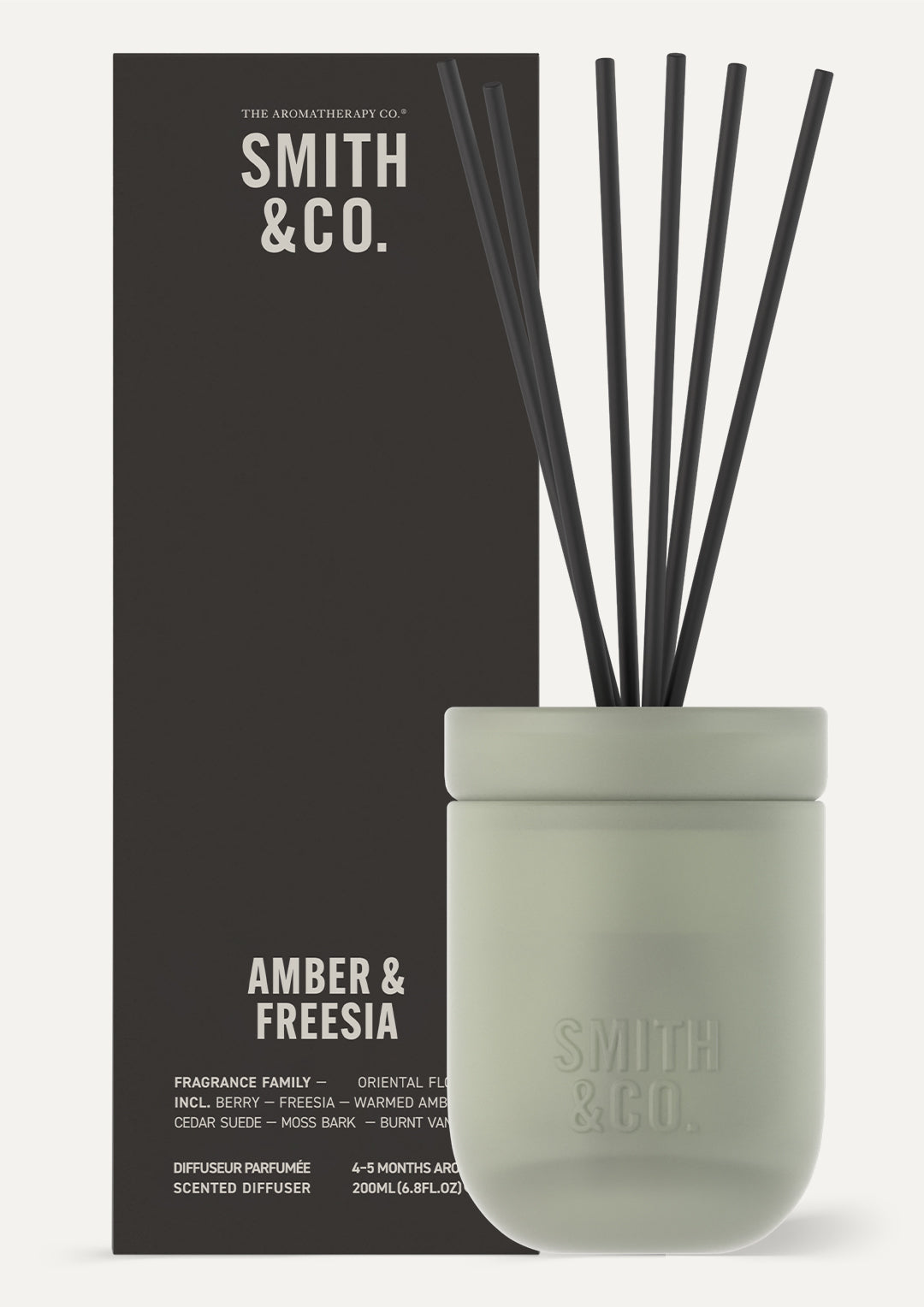 Smith & Co. Diffuser 200ml - Amber & Freesia