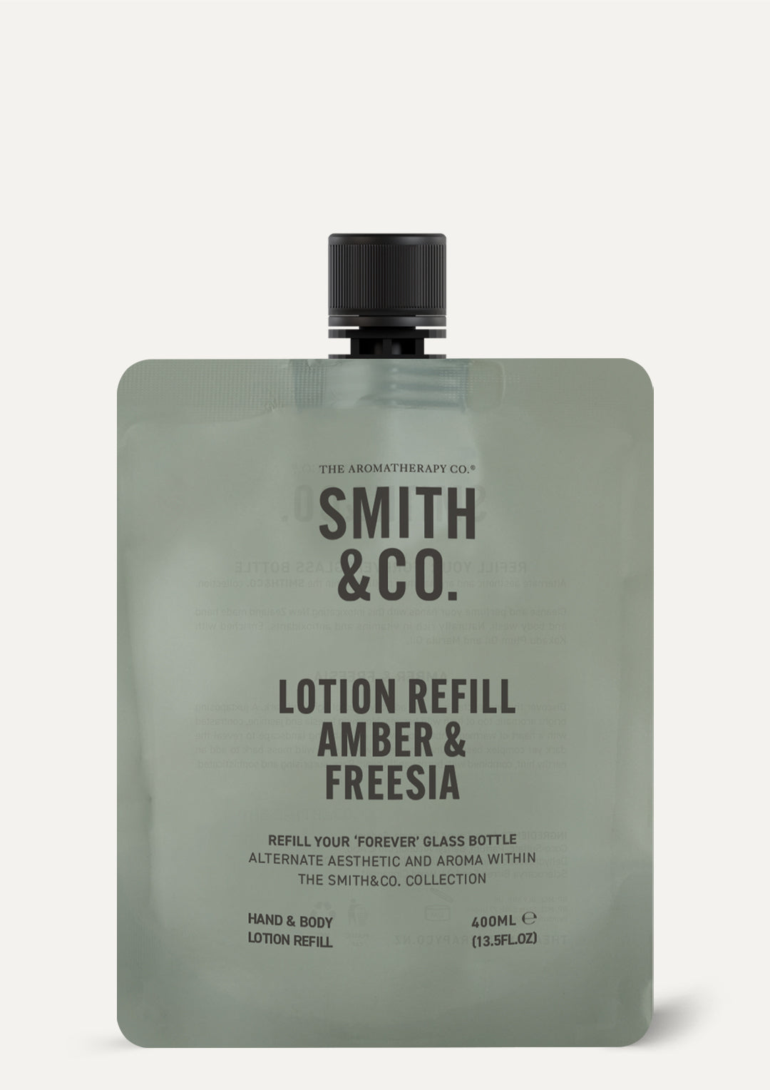Smith & Co. Lotion Refill 400ml - Amber & Freesia