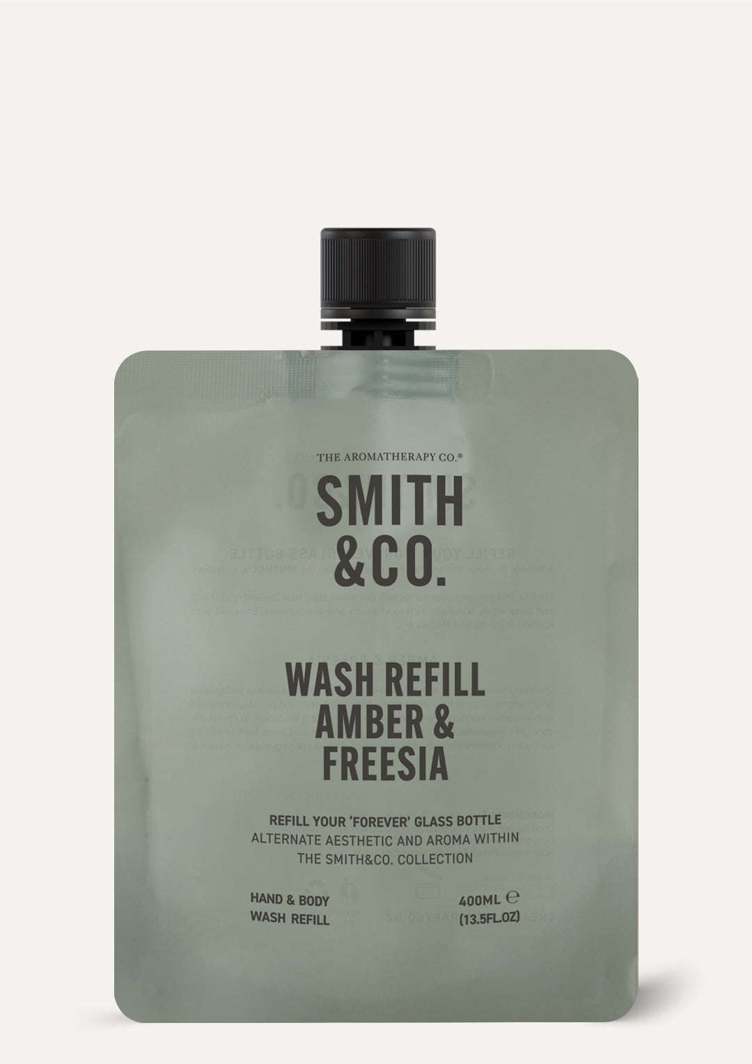 Smith & Co. Wash Refill 400ml - Amber & Freesia