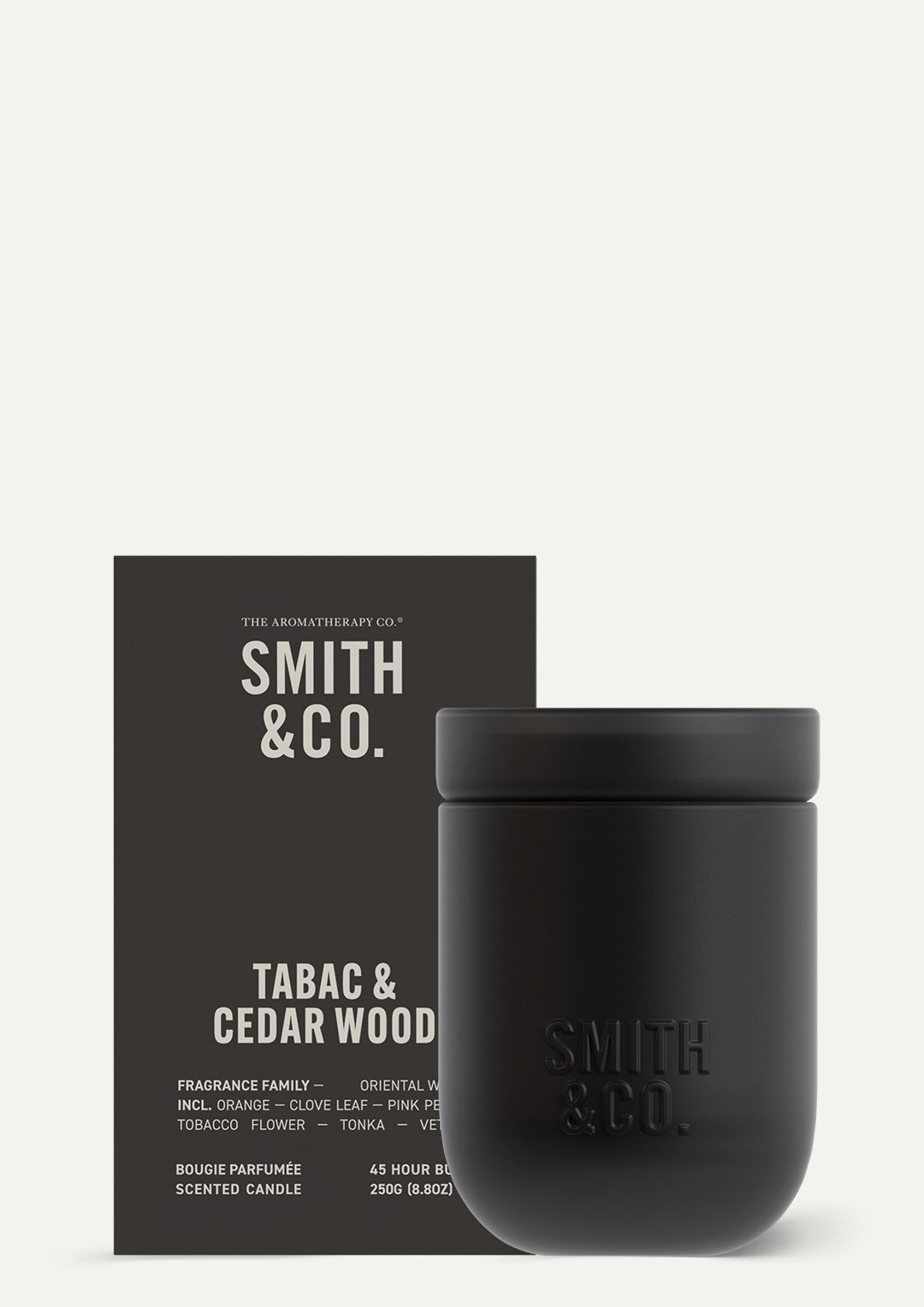 Smith & Co. Candle 250g - Tabac & Cedar Wood