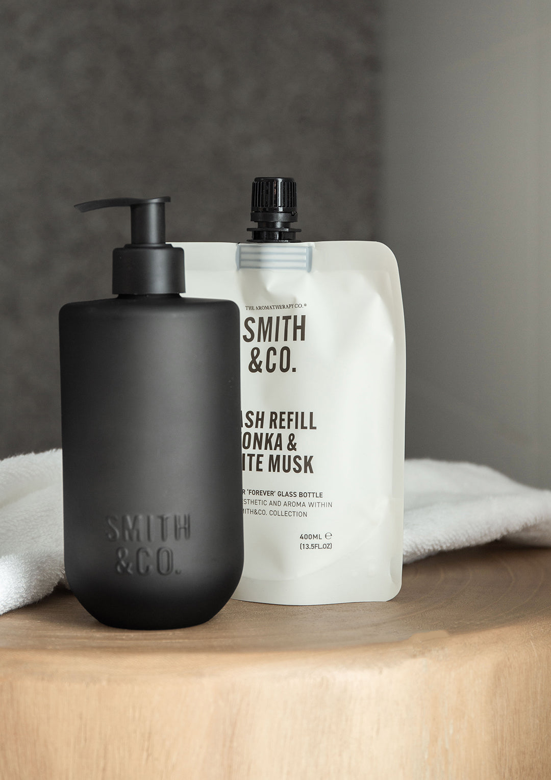 Smith & Co. Lotion Refill 400ml - Tonka & White Musk