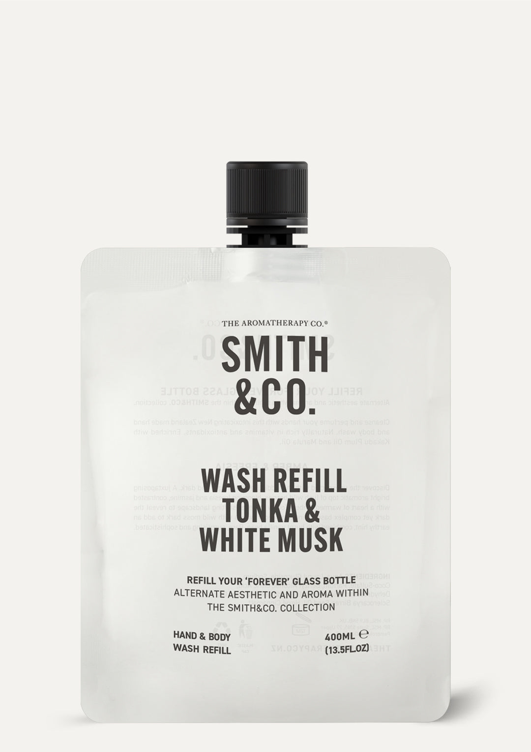 Smith & Co. Wash Refill 400ml - Tonka & White Musk