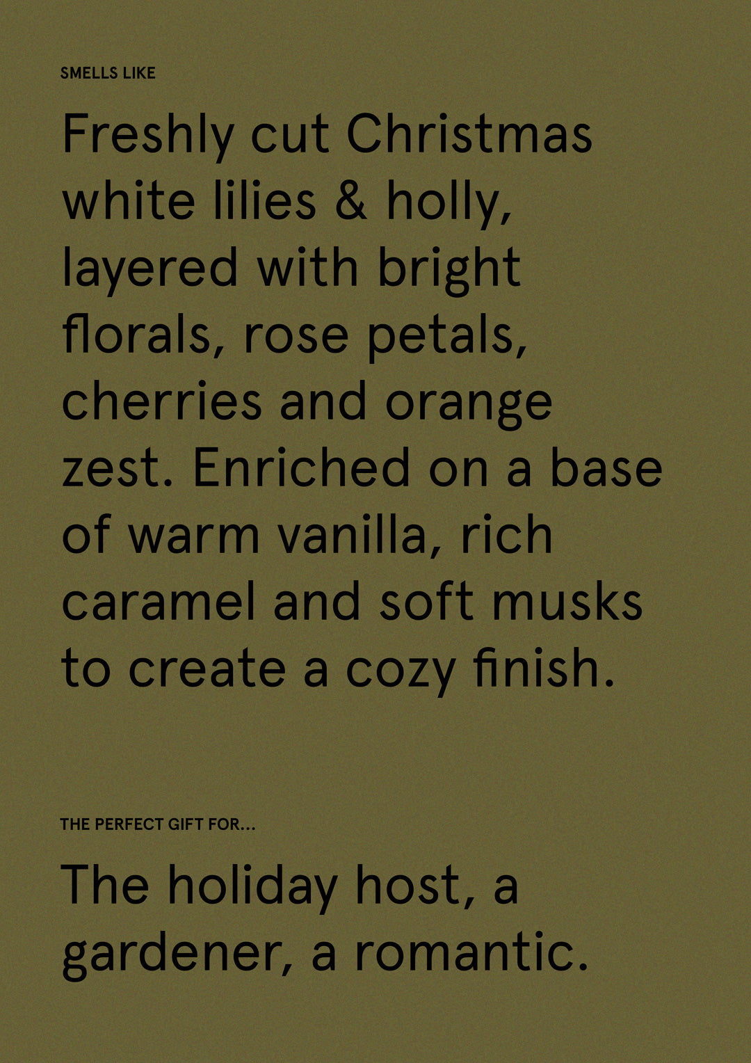 White Lily & Holly - Candle