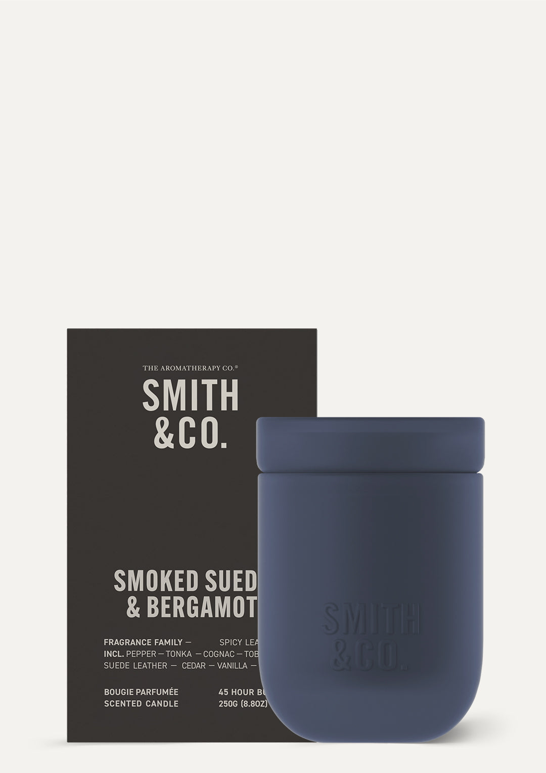 Smith & Co. Candle 250g - Smoked Suede & Bergamot