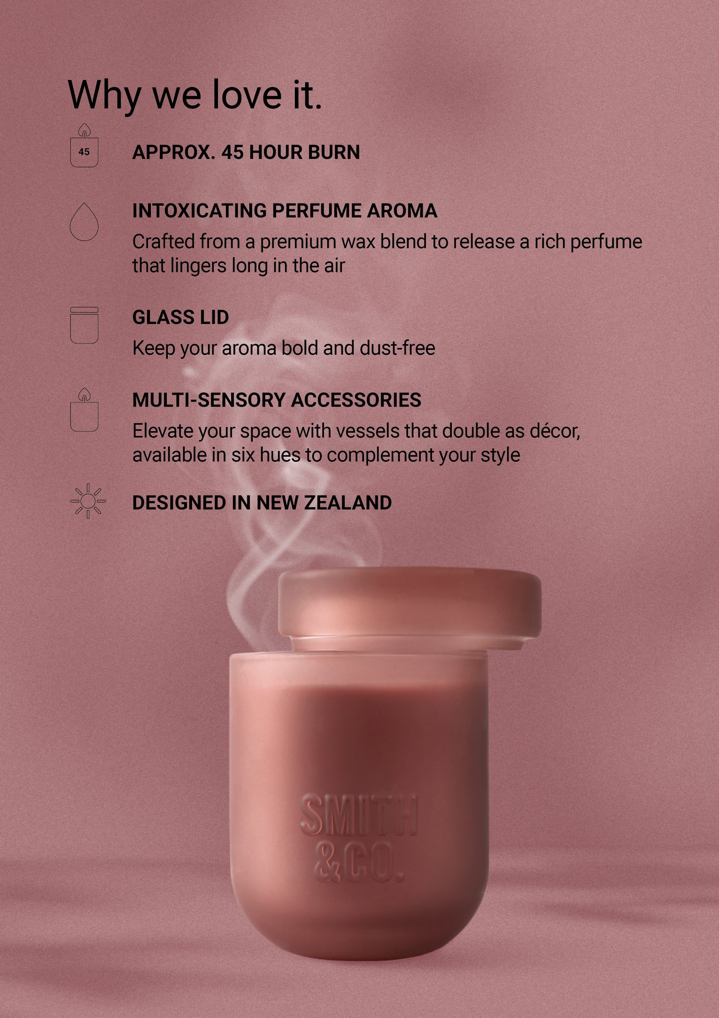 Blush Rose & Blackberry - Candle 250g