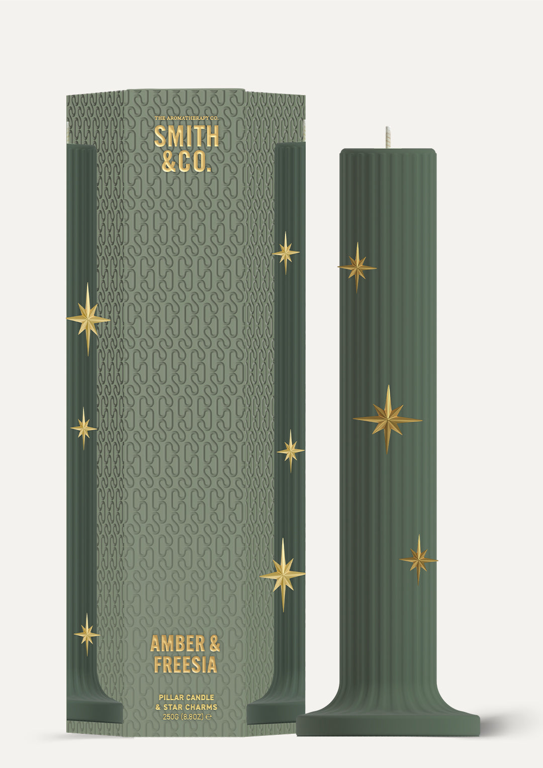 Amber & Freesia - Pilar Candle