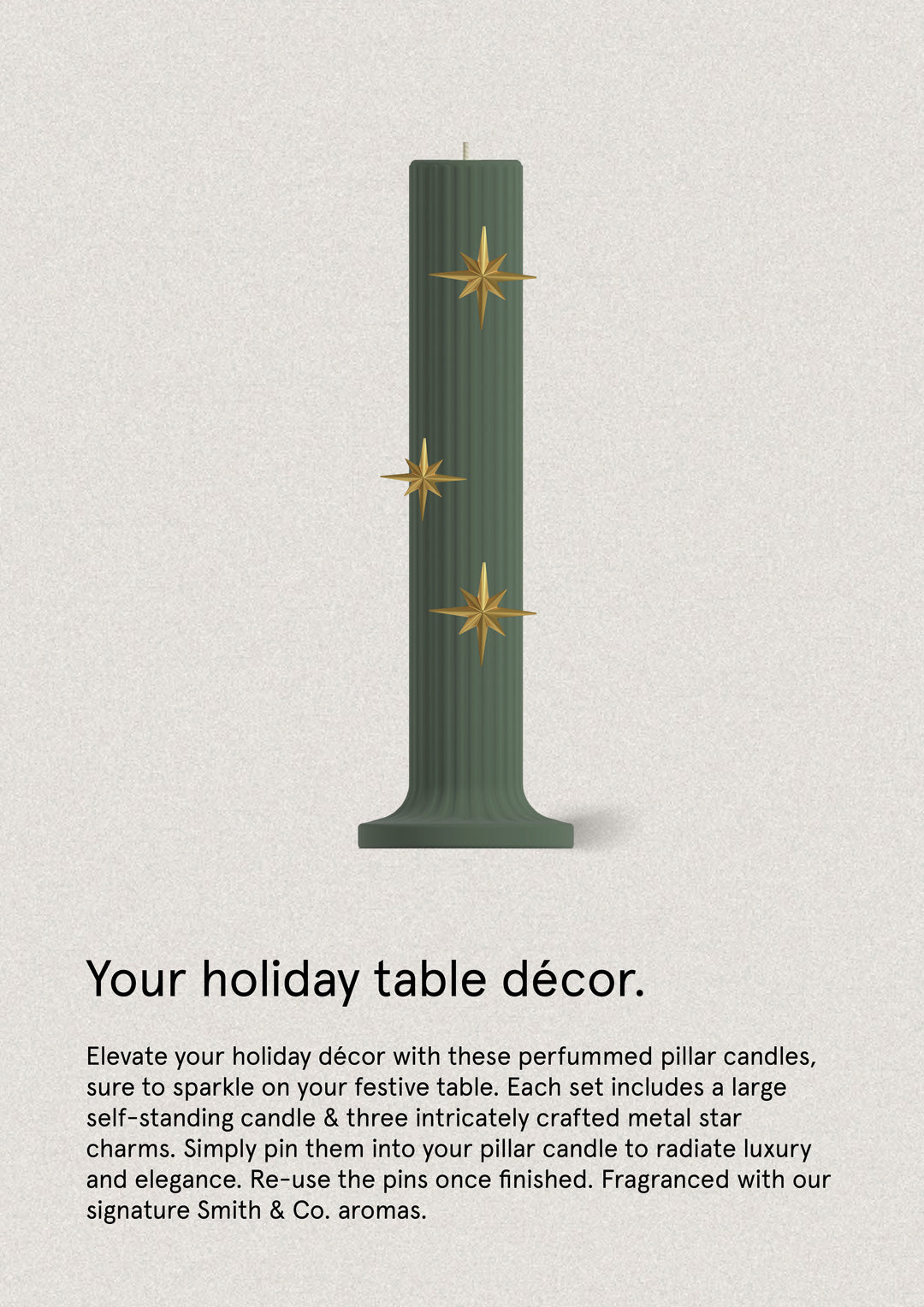 Amber & Freesia - Pilar Candle