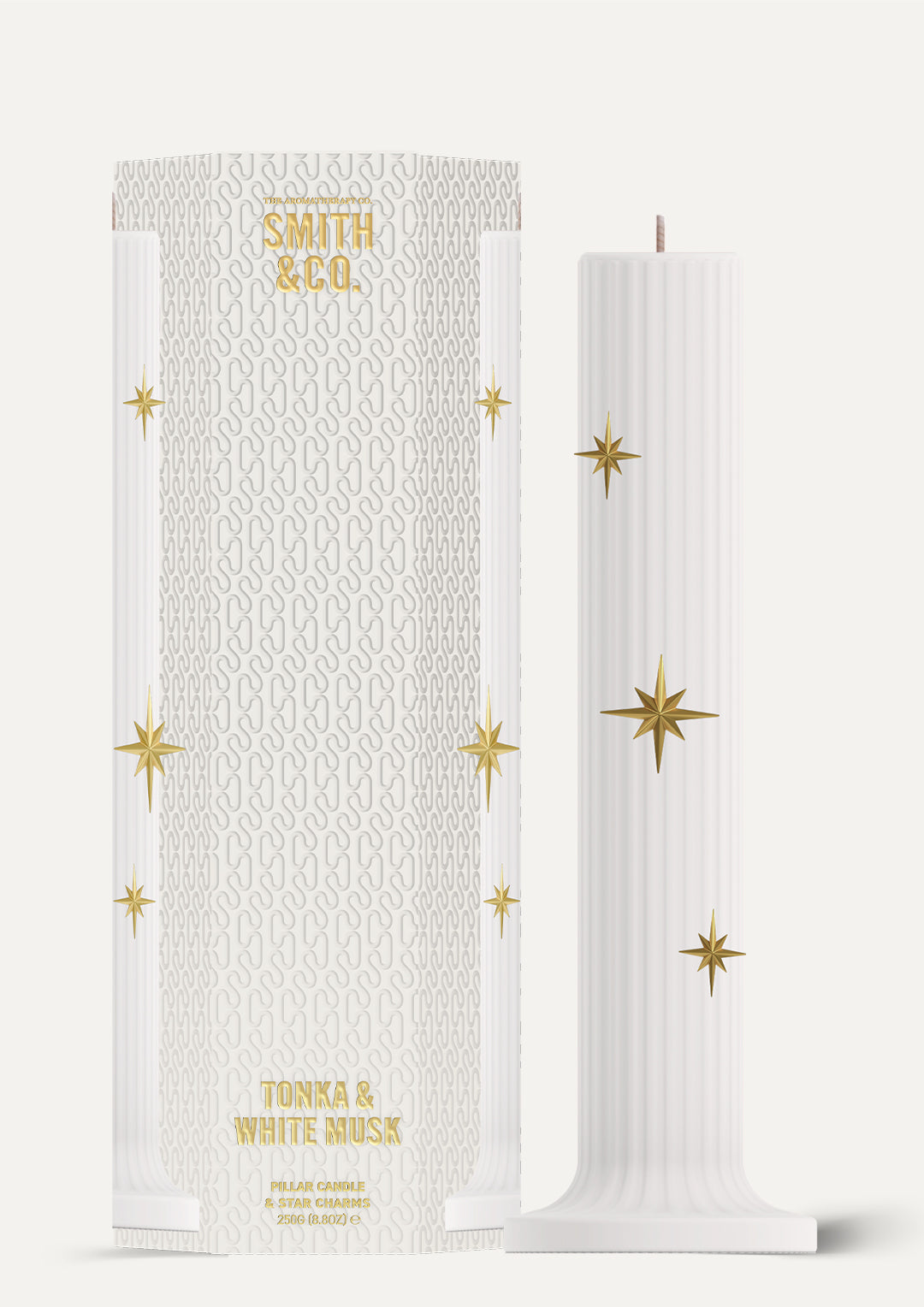 Tonka & White Musk - Pilar Candle