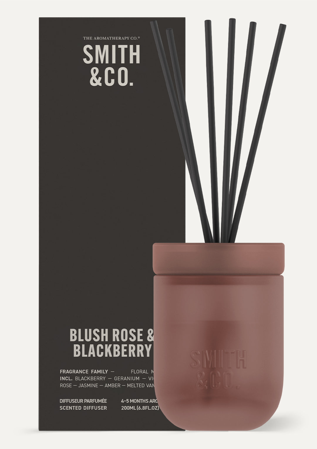 Smith & Co. Diffuser 200ml - Blush Rose & Blackberry