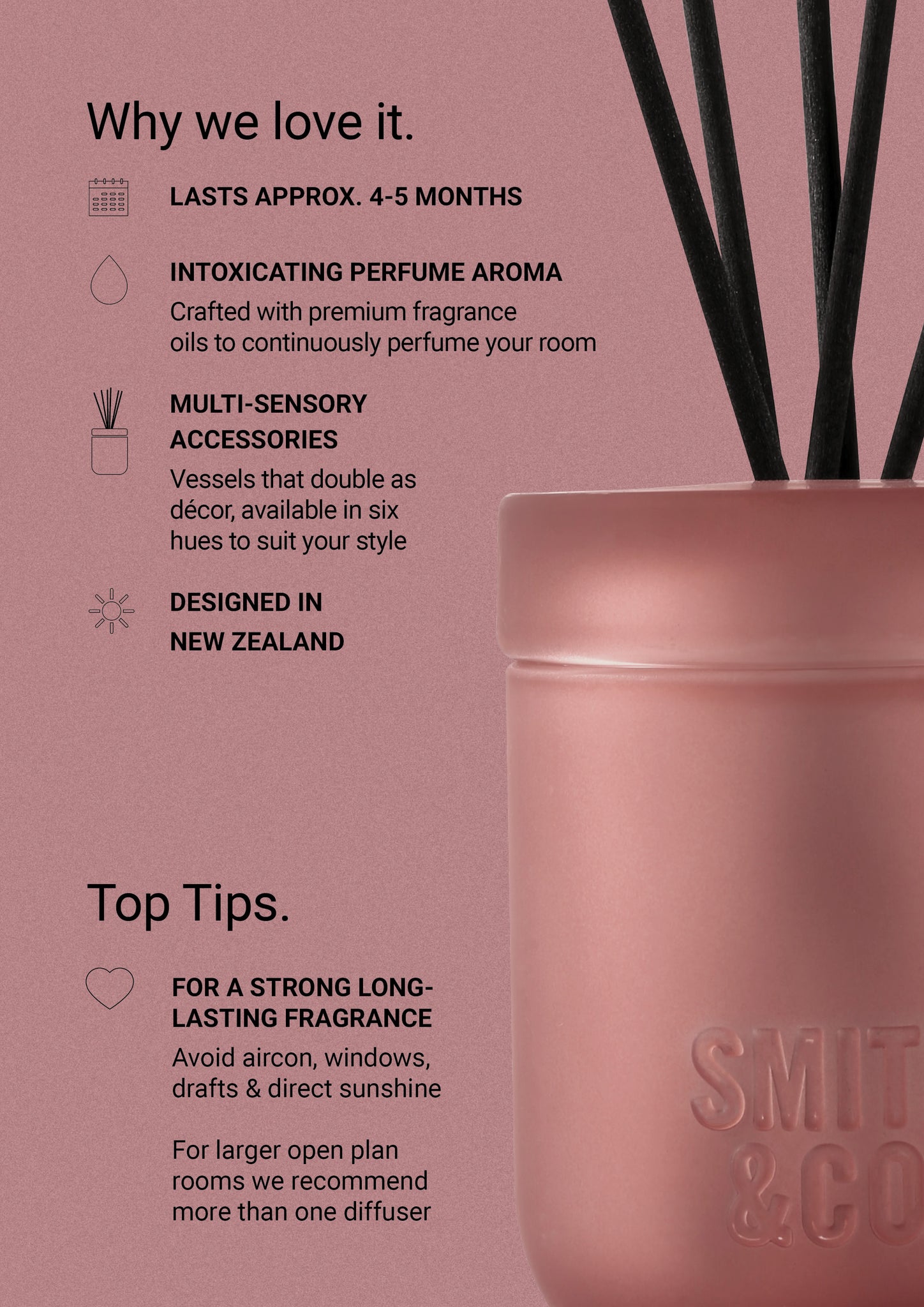 Blush Rose & Blackberry - Diffuser 200ml