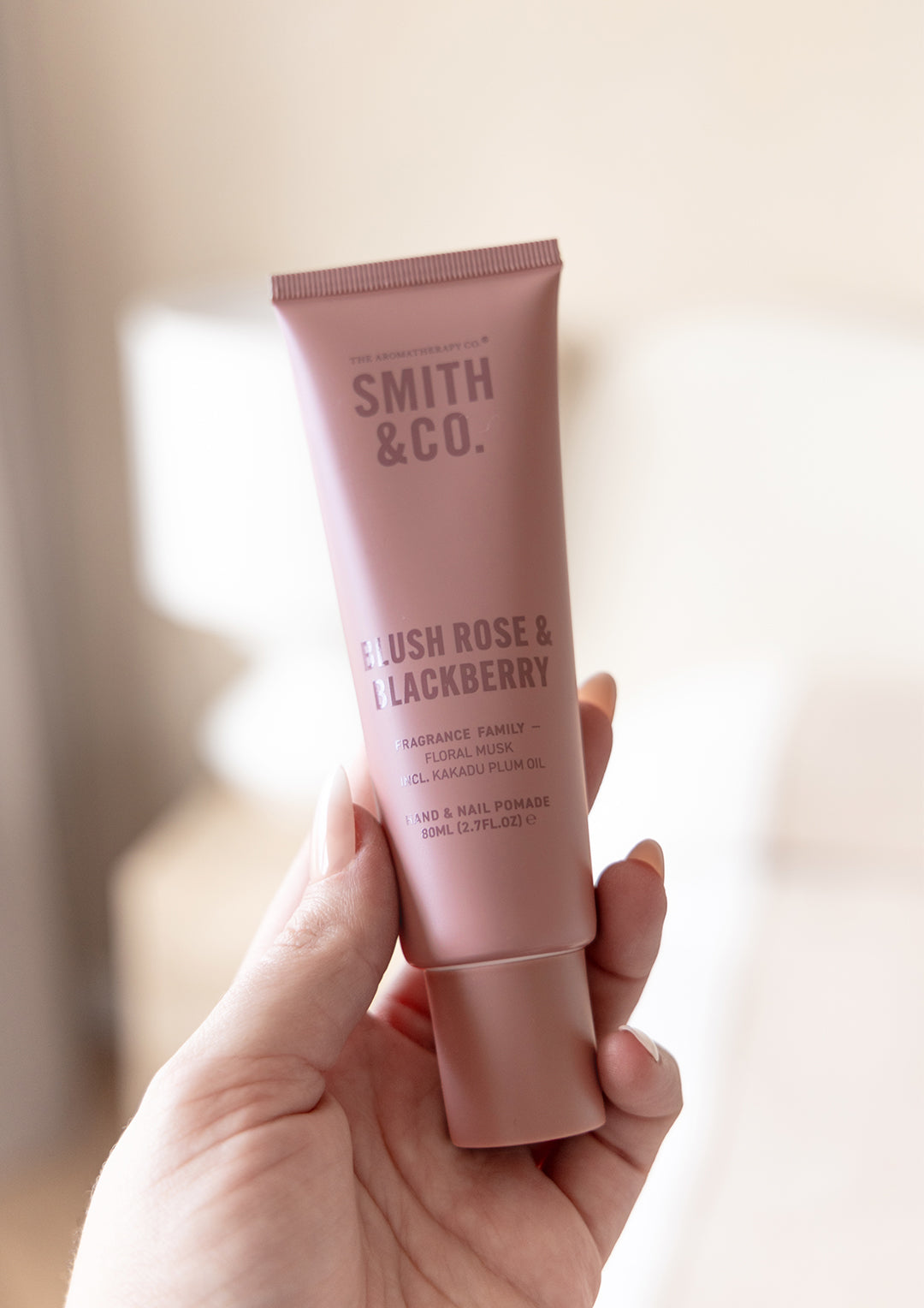 Smith & Co. Hand and Nail Pomade 80ml - Blush Rose & Blackberry