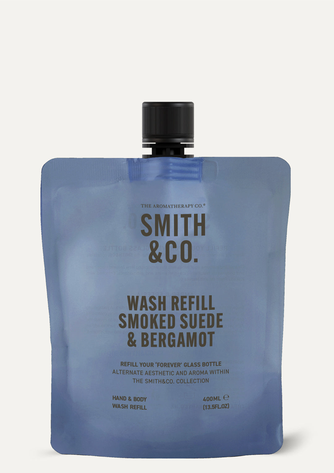 Smith & Co. Wash Refill 400ml - Smoked Suede & Bergamot