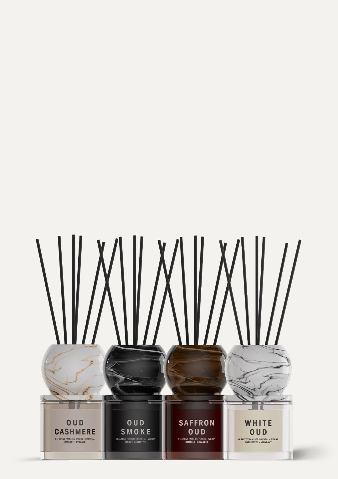 The Oud Collection Mini Diffuser Gift Set 4 x 50ml