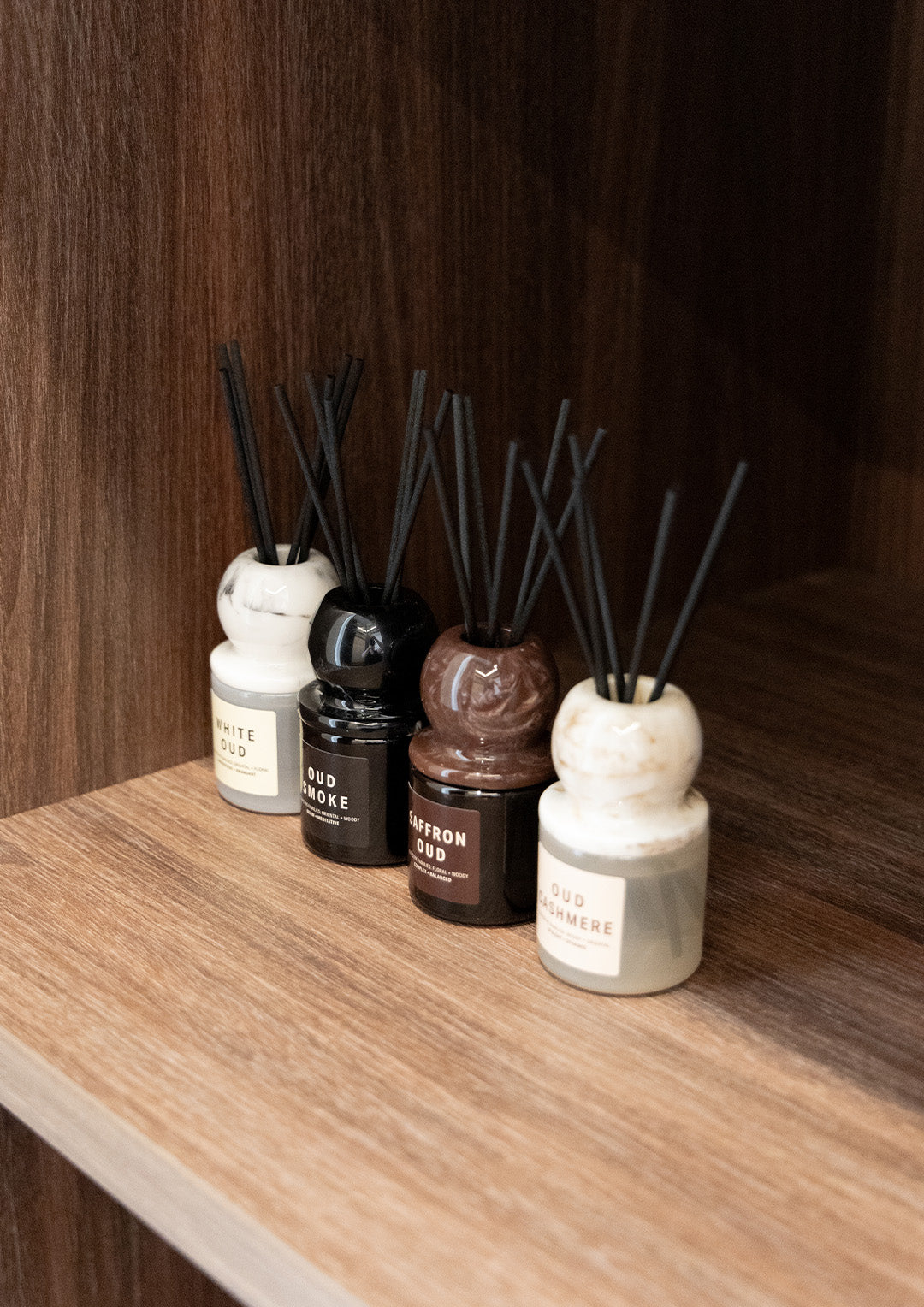 The Oud Collection Mini Diffuser Gift Set 4 x 50ml