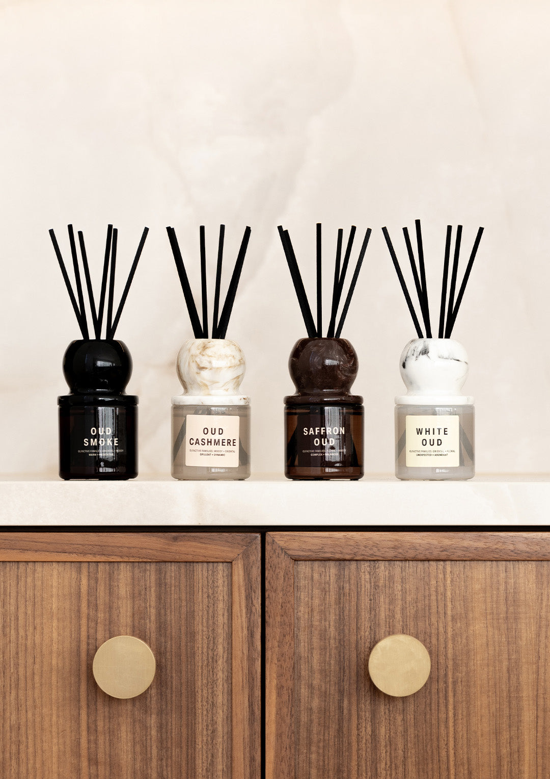 The Oud Collection Mini Diffuser Gift Set 4 x 50ml