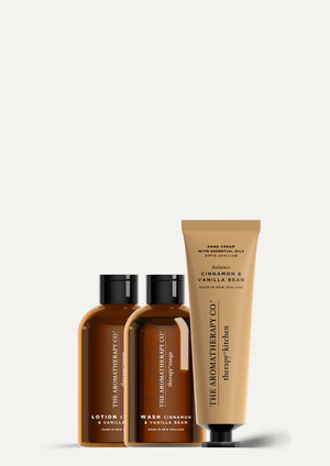 Therapy Mini Bodycare Trio Set - Cinnamon & Vanilla Bean