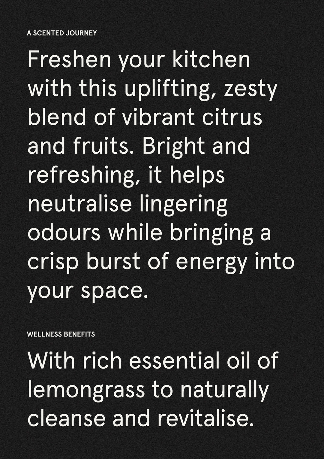 Lemongrass, Lime & Bergamot