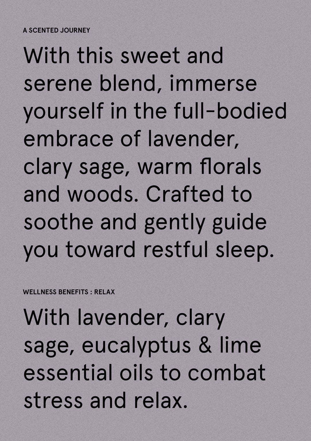 Relax Lavender & Clary Sage