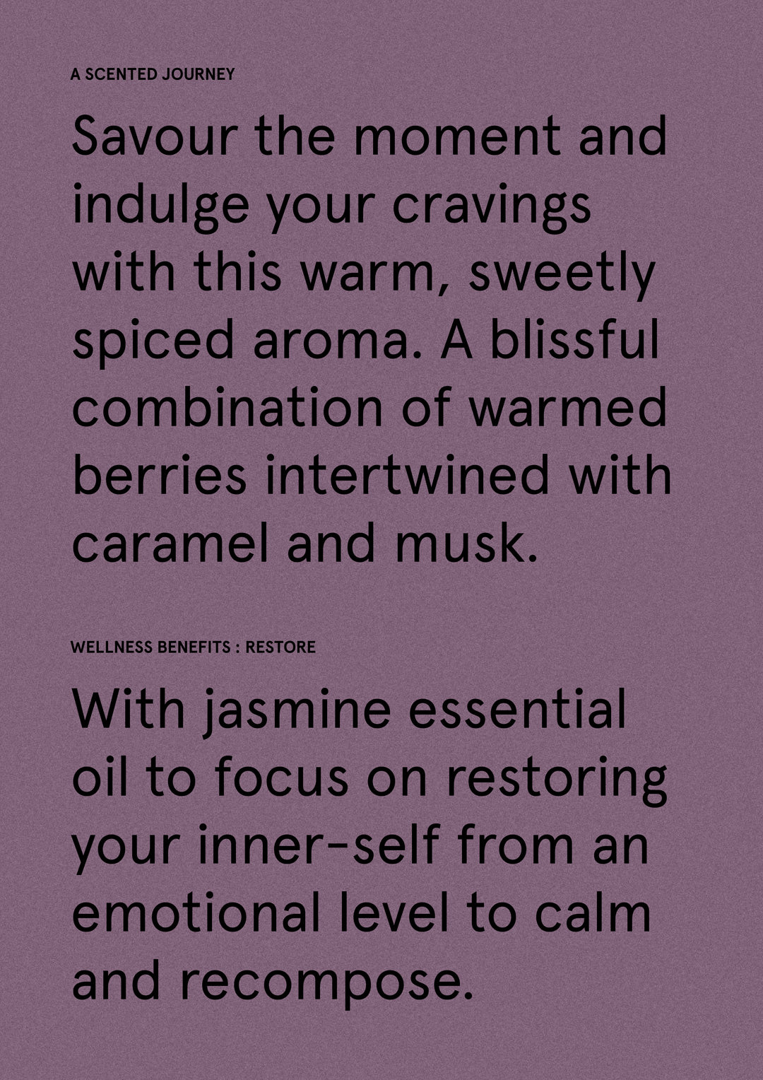 Restore Wild Berry & Jasmine